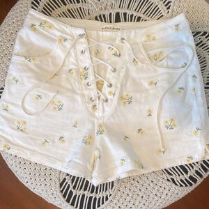 For love and lemons white shorts